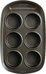 Pyrex BANDEJA 6 MAGDALENAS ASYMETRIA PX Muffinformchen, Metall, Bunt, 6 Magdalena Forme og bageplader Naty Shop