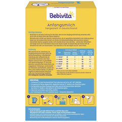 1 formel mælkepulver til spædbørn, fra fødslen, (5 x 500 g)