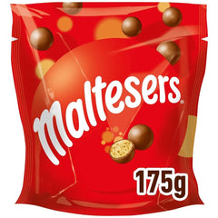 Maltesers chokoladekugler med et sprødt og let center, luftig chokoladesnack, 1 pakke (1 x 175 g)