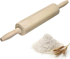 Westmark Teig-/Backrolle/Nudelholz, aus Buchenholz, Længde: 46 cm, Holz, Woody, Hellbraun, 30012270
