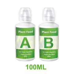 2 stk Hydroponisk plantegødning, hydroponiske plantenæringsstoffer, hydroponiske gødninger, hydroponiske plantenæringsstoffer, A & B hydroponiske systemgødninger
