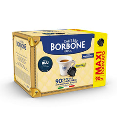 Caffè Borbone Blaue Kaffeemischung - 90 Kapseln - Kompatibel mit Kaffeemaschinen der Marke Nescafè®* Dolce Gusto®*