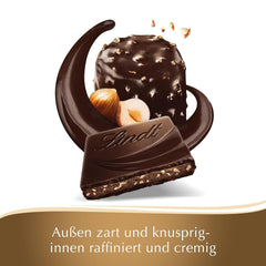 Lindt Chocolate Creation Hazelnut De Luxe Fine Dark, 150 grame Bomboane de Ciocolata Naty Shop