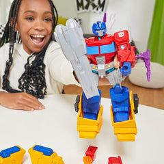 Transformers Mixmashers Optimus Prime Customizable Deluxe Action Figurer & tilbehør Actionfigurer Naty Shop