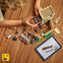 Hogwarts Castle LEGO Harry Potter: Flying Lessons Adventure Legesæt med 6 samlebare minifigurer inklusive Draco Malfoy og Professor McGonagall Rollespilssæt for drenge og piger 9 år 76447 Byggesæt Besuche den LEGO-Store