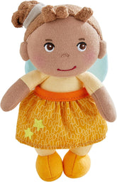 HABA Schutzengel Holly – Kuscheliges Stoffpüppchen (15 cm), perfektes Willkommensgeschenk für Babys & Kleinkinder – Waschbar bei 30 °C – 2011871001