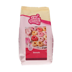 Funcakes Mix Für Donuts, Backen Sie Ganz Einfach Ihre Eigenen Donuts Zu Hause in Der Friteuse Oder Im Ofen, Halal. 500 G. Naty Shop Standardtitel