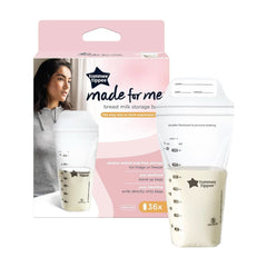 Tommee Tippee Closer to Nature Opbevaringsposer til modermælk, præsteriliseret, 350 ml Tilbehør Mad og amning Bebe Naty Shop