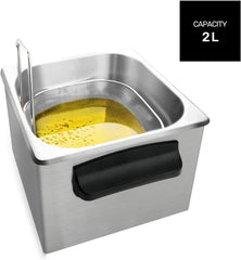 Taurus Professional 2 plus - Oliefrituregryde, 2 liter, 1700 W, 18/8 rustfrit stål Hvidevarer Naty Shop