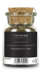 Ankerkraut Timian, gerebelt, Mediterranes Gewürz, 30g im Korkenglas