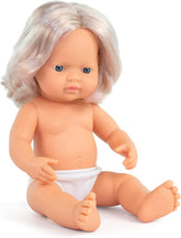 Miniland Babypuppe europäisches Mädchen 38cm-31052