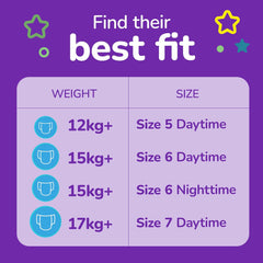 Huggies Pull-Ups Unisex-dagsbleer, str. 6, 20 Bukser