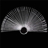 Display pentru unghii, 40 de bețișoare pentru ojă artificială, capsule, evantai practic, nail art