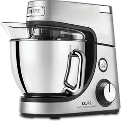 Robot de bucătărie Krups KA631D Master Perfect Gourmet | 1100 wați | 8 viteze | Bol din oțel inoxidabil de 4,6 litri | 5 accesorii: set de coacere, bol flexibil, unitate de mărunțire | oțel inoxidabil periat Mama si Copilul Naty Shop