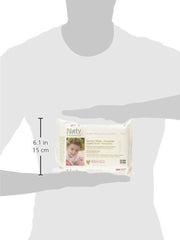 Eco by Naty Baby Care, økologiske vådservietter til babyer, uparfumeret, 56 bleer