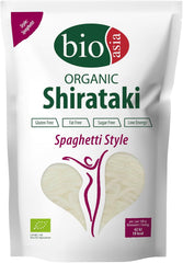 Bioasia Bio Shirataki Spaghetti – Nudeln aus aus Bio-Konjakmehl – Mit niedrigem Kaloriengehalt – Zucker-, fett- og glutenfrei (1 x 270 g)