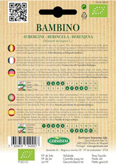 Bio Auberginen Samen Mini Bambino