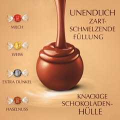 Lindt, mega pack, ca. 160 chokoladekugler, forskellige sortimenter, 2 kg chokolade slik Naty Shop