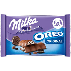 Milka & OREO barer – Alpine mælkechokolade med sprøde stykker af OREO kiks i mælkecreme – 13 x 185g