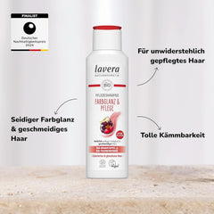 Lavera Care Shampoo Color Shine & Care, vegansk, 250 ml Brusebad og bad Naty Shop