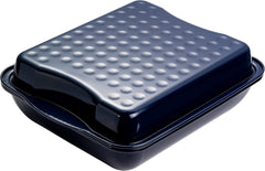 Dr. Oetker Maxi-Bräter Mit Deckel BACK-IDEE KREATIV, Brat- Und Auflaufform Aus Hochwertigem Stahlblech Mit Emaillierung, Eckige Form, Schnitt- Und Kratzfest - Spülmaschinengeeignet i Schwarz Forme og bakker til bagning Naty Shop