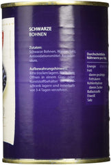 Sorte bønner, pakke med 12 (12 x 425 ml)