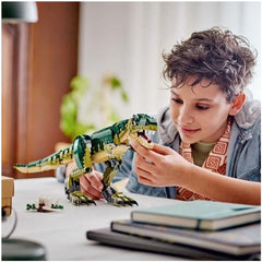 LEGO Creator T.Rex, Dino 3-i-1 Transformable Triceratops eller Pterodactyl, mobil dinosaurmodel til børn, gave til drenge og piger 31151 byggesæt Besuche den LEGO-Store