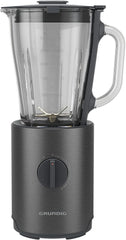 Grundig Delisia Novus SM 7140 Professionel Standmixer, 1,5 liter, 800 Watt, 6-Fach Edelstahlmesser Mit Zirkonium-Beschichtung, 5 Geschwindigkeitsstufen + Pulse-Funktion, Dark Inox/Edelstahl Kitchen Naty Shop