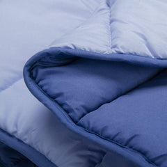 Pikolin Home - Vendbar quilt 300 G - bicolor nordisk fyld - til seng 100/105 - behagelig, varm, åndbar, grøn, 180 X 220 cm Dyner og dyner Naty Shop