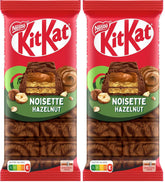 Nestlé Hasselnut Bar Crispy Wafer med cremet hasselnøddefyld og marmoreret chokoladecover 2 pakke (1 x 99g)