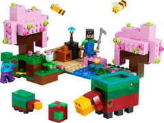 LEGO Minecraft Cherry Blossom Orchard Legetøjshave at udforske med solrig, sniffer, zombie og bier Gamergave til drenge og piger 8 år gamle 21260 byggesæt Beuche den LEGO-Store