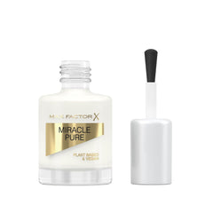 Max Factor Miracle Pure Nail Color 155 Kokosmælk Vegansk Langvarig Hurtigtørrende Neglelak 12ml (2 Pack)