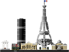 LEGO Architecture Paris, Eiffeltårnet, Champs-Élysées og Louvre Model Kit, Skyline Collection, Hjem- og Kontordekorationer, Gaveideer til Samlere, Mænd og Kvinder 21044 Byggesæt Besuche den LEGO-Store