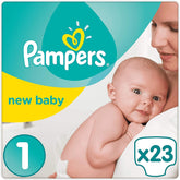 Pampers Premium Protection New Baby bleer, str. 1 (nyfødt), 22 stk