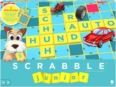 Mattel Games Scrabble Junior - Ordspil og spil til børn, brætspil velegnet til 2-4 børn i alderen 6+, design kan variere, tysk version, Y9670