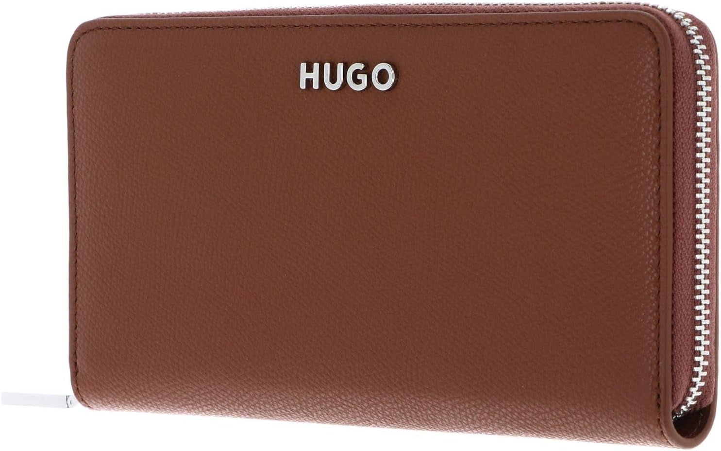 HUGO Ladies Chris Ziparound R. Zip_Around_Wallet Portofel Femei Naty Shop Rugină/Cooper220 Onesi