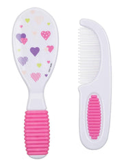 NÃ"by 007110 Set perie și pieptene, multicolor (model asortat). Copii - Baie si Skincare Naty Shop