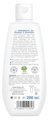 PAEDIPROTECT 2in1 șampon și loțiune de spălare pentru bebeluși și copii 200 ml, curățare delicată și păr fără parfum și microplastice, gelul de duș hidratează pielea uscată și sensibilă, de asemenea pentru adulți Copii - Baie si Skincare Naty Shop