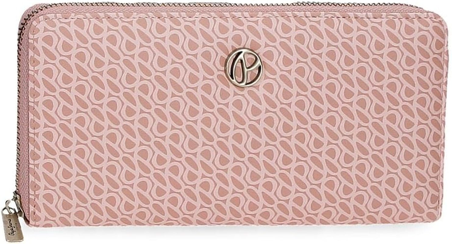 Pepe Jeans Megan Geantă de toaletă negru 17x9x2 cm Faux piele, negru, Talla única, Geantă de toaletă Portofel Femei Naty Shop Roz Portofel Megan