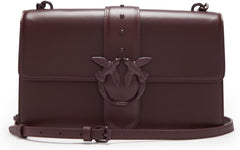 Pinko Ladies Love One Classic Cl Naplack Colour Block Bag Genti Femei Naty Shop M03B_Bordeaux-Trumps-Bloc C