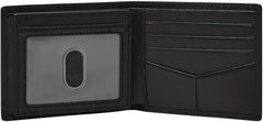 Portofel Fossil pentru bărbați - Derrick RFID piele bifold cu flip ID, ML3681001 - 10.9 cm L x 1.27 cm l x 8.9 cm H Portofel Barbati Naty Shop