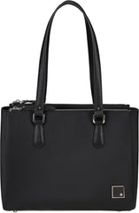 Samsonite Essentially Karissa - Geantă de umăr cu 3 compartimente, 34 cm, negru (negru) Genti Femei Naty Shop