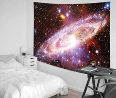 Tapiserie holavida galaxie fluorescent cer instelat abstract estetic Casa - Accesorii si Decoratiuni Naty Shop