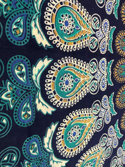 Tapiserie indian psihedelic mandala albastru turcoaz elefant Casa - Accesorii si Decoratiuni Naty Shop