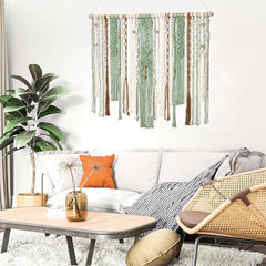 Tapiserie lomohoo mare deco verde estetic tesute Casa - Accesorii si Decoratiuni Naty Shop