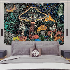 Tapiserie yrendenge mushroom eyes wall cloth sea creatures Casa - Accesorii si Decoratiuni Naty Shop