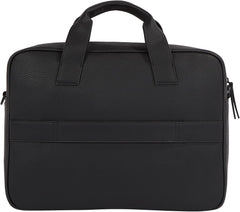 Tommy Hilfiger ESSENTIAL PU COMPUTER BAG geantă laptop pentru bărbați, Black, OS Bagaje și echipament de călătorie Naty Shop