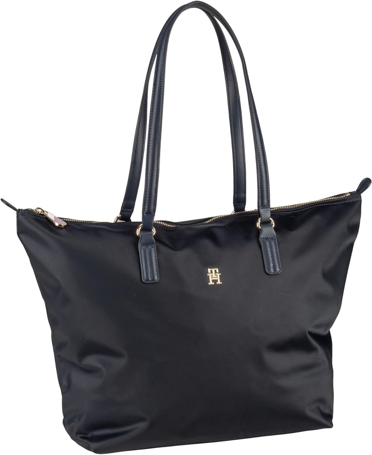 Tommy Hilfiger Femeii Poppy Tote sac cu fermoar Genti Femei Naty Shop Albastru (Space Blue)