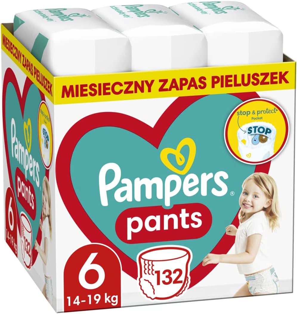 Pampers (versiunea clasica), pantaloni băiat/fată 7 74 buc Mama si Copilul Naty Shop 6 (132 buc)