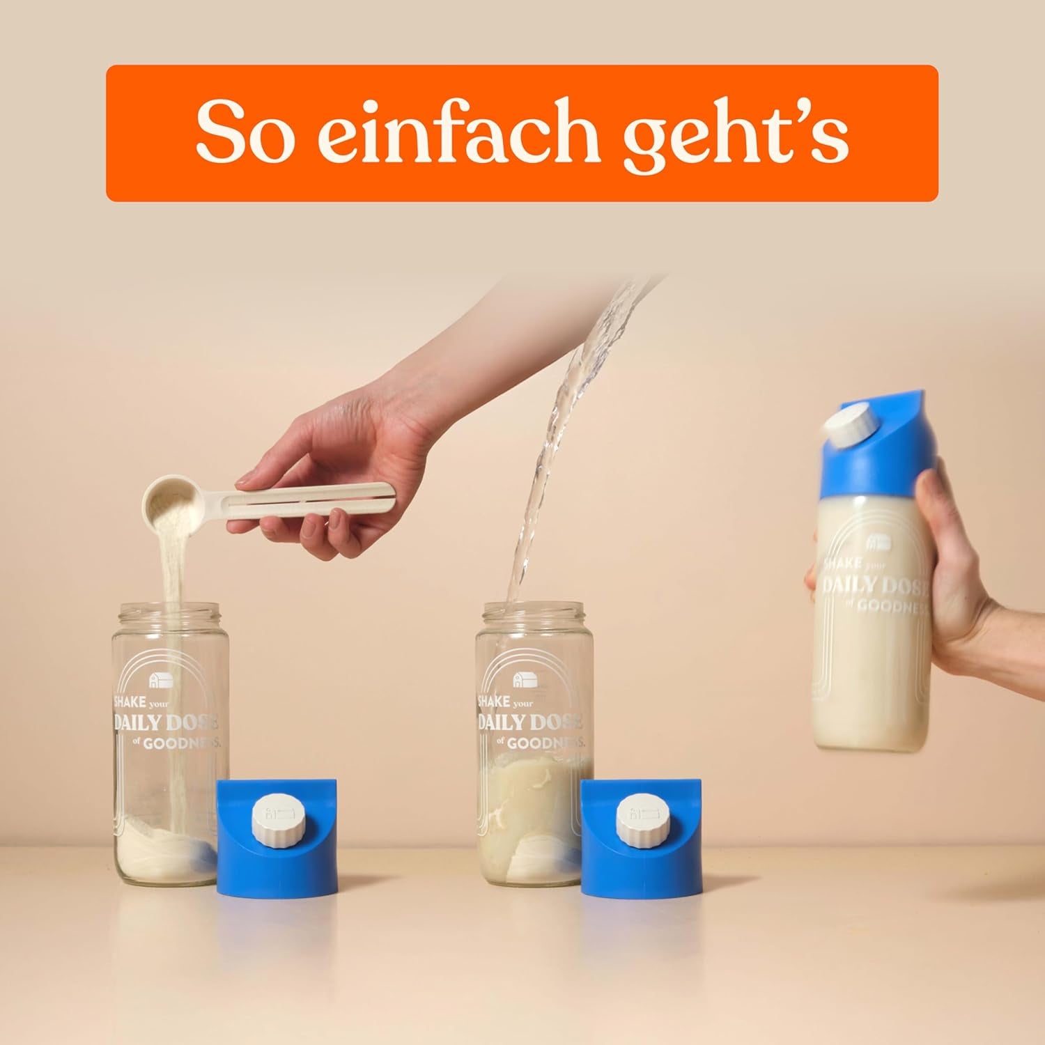 Blue Farm Barista Oat Base für bis zu zu zu 8L zum selbermischen – Bio Haferdrink Barista Edition – Milchalternative ohne Zusatzstoffe und Zuckerzusatz – Vegan und Glutenfrei – 90% weniger Verpackungmüll